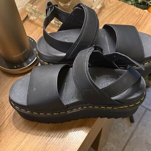 Dr. Martens Black Sandals